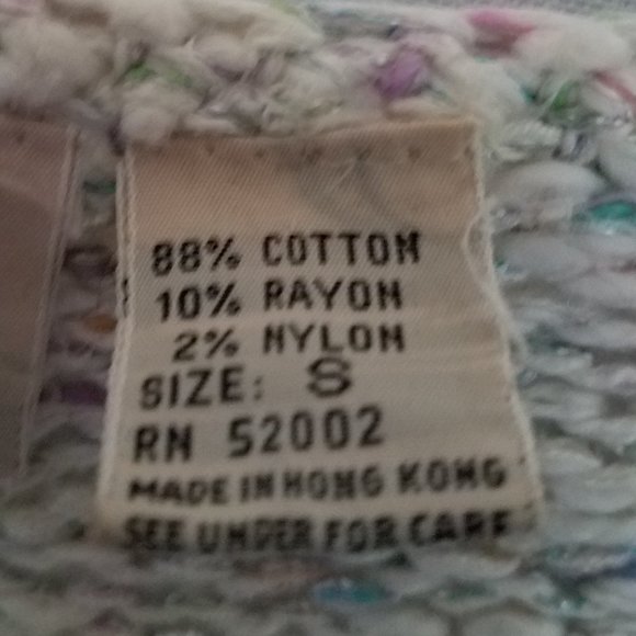 Cream sweater - button front - Picture 4 of 6